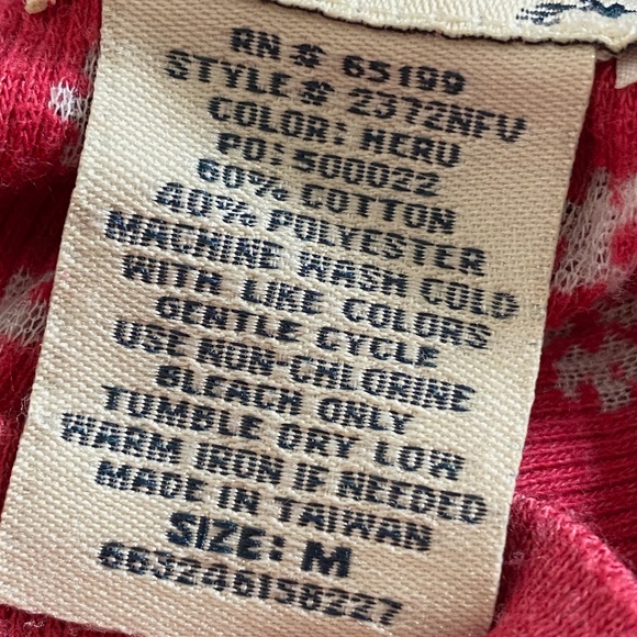 Next Era I 90s I Novelty Daisy Print Thin Rib Thermal-Like Top - Picture 13 of 13